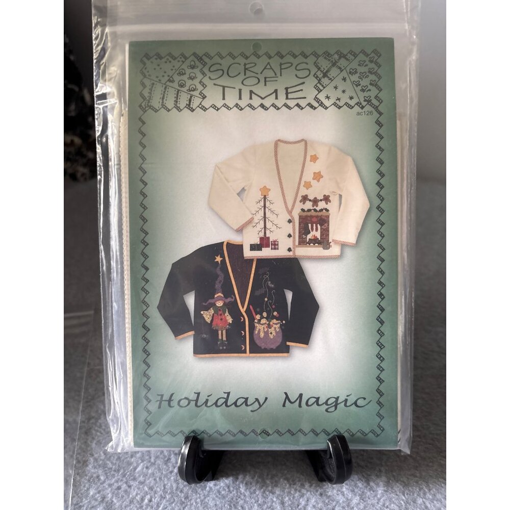 Holiday Magic Jacket Applique Pattern Scraps Of Time 1989 By Janet G. Selck